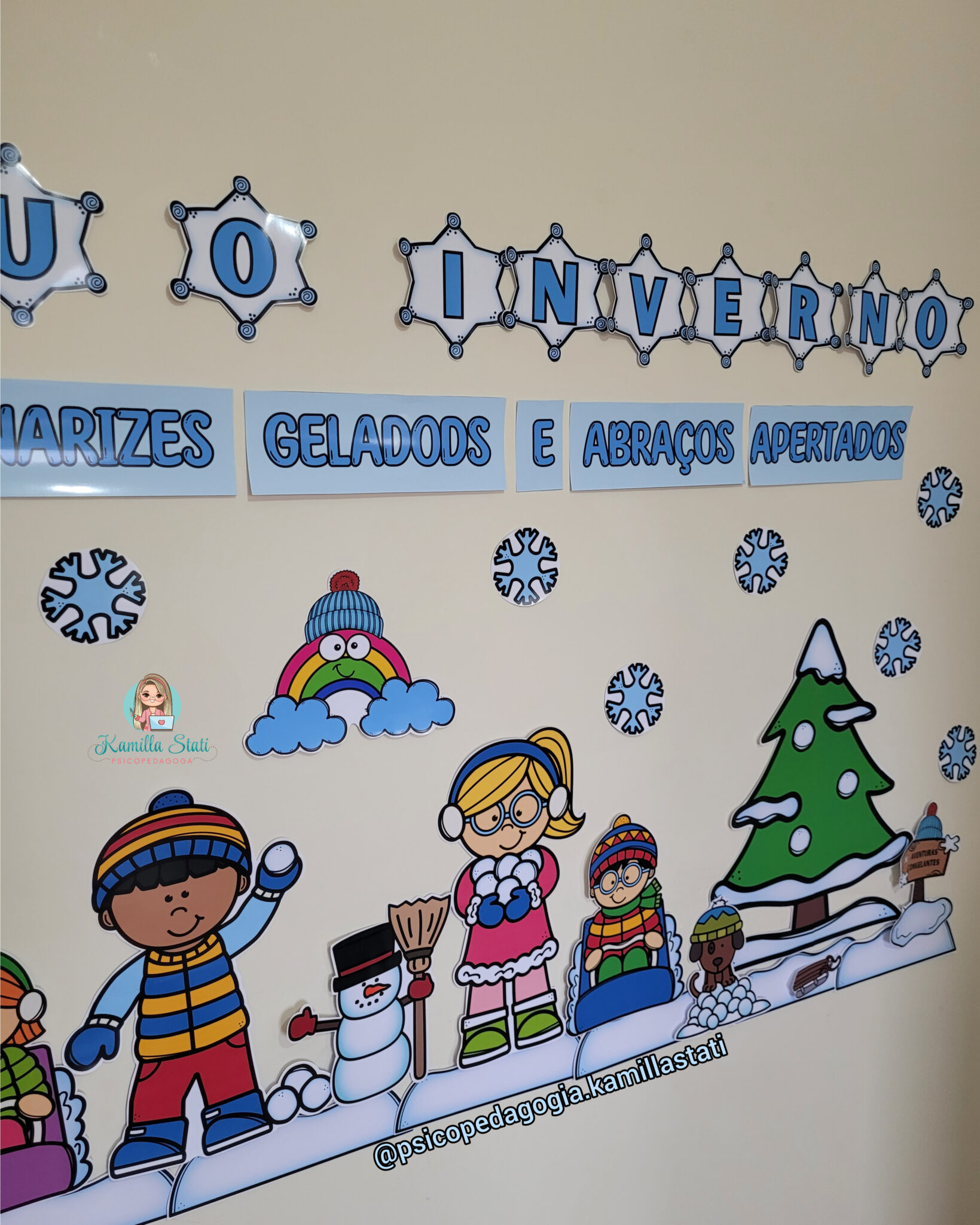 Painel De Inverno Loja Psicopedagoga Kamilla Stati