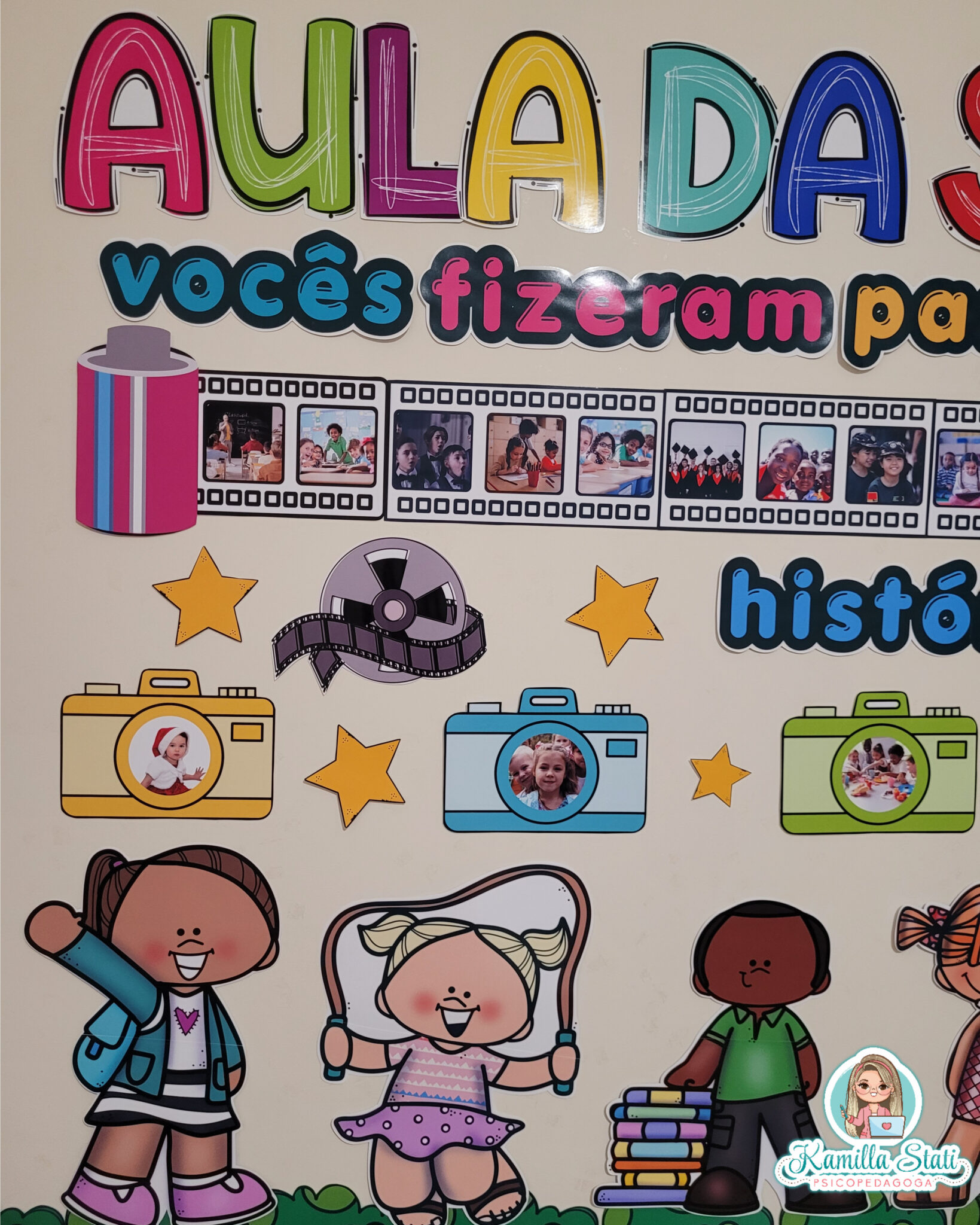 Painel Aula Da Saudade Psicopedagoga Kamilla Stati