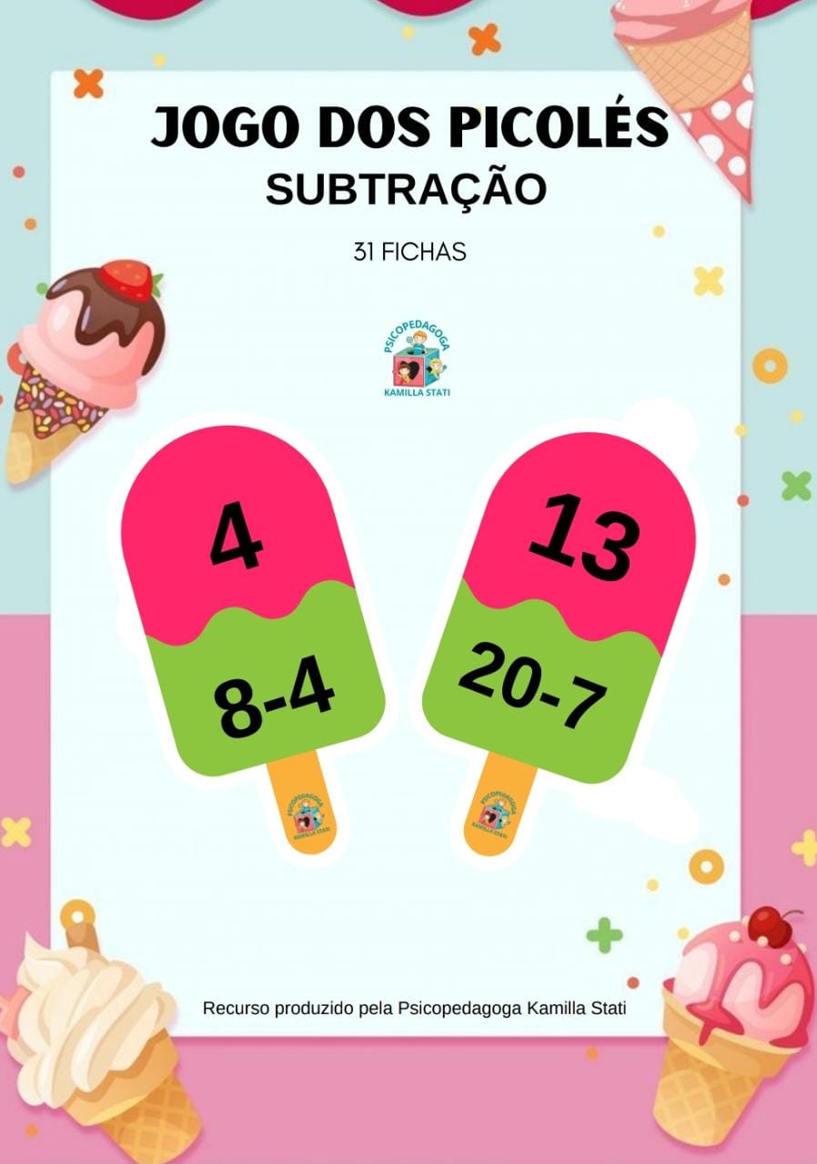 Jogo Diverso Adicao E Subtracao