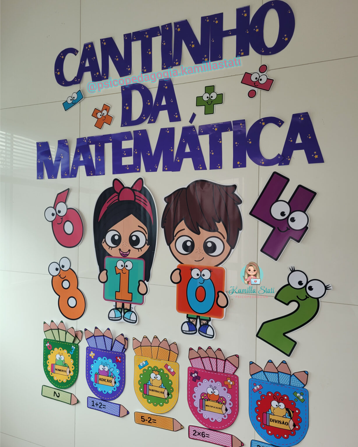 Cantinho da matemática Loja Psicopedagoga Kamilla Stati