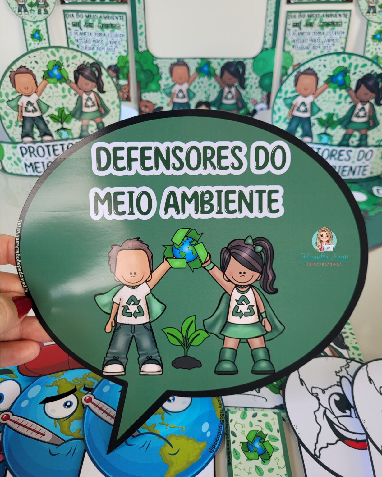 Kit Protetores Do Meio Ambiente - Psicopedagoga Kamilla Stati