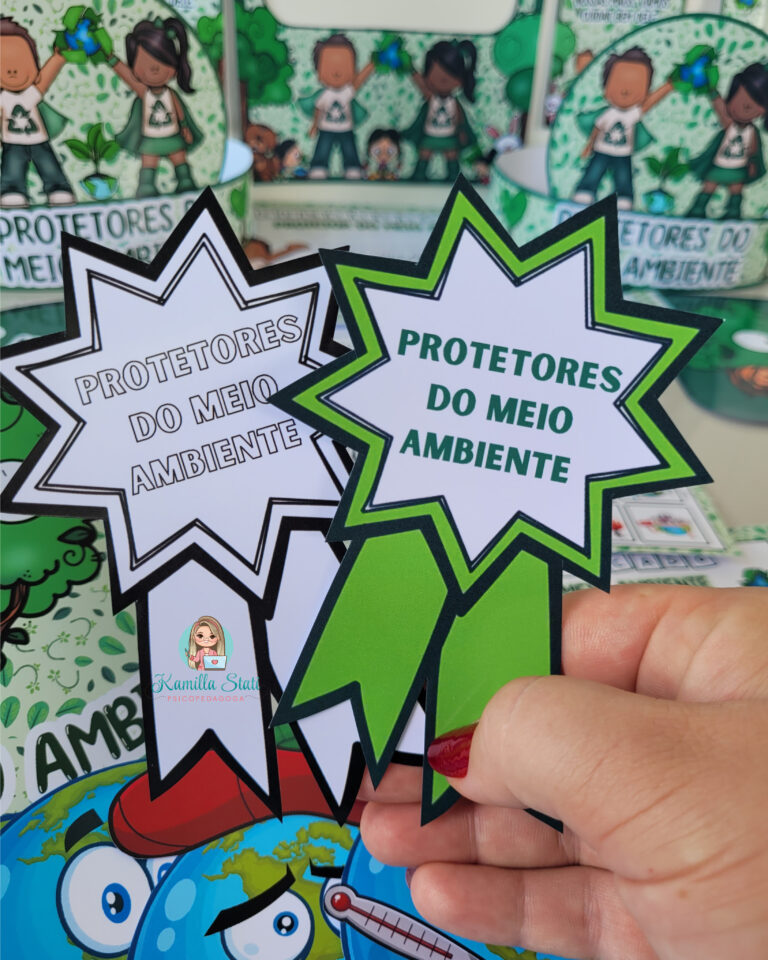 Kit Protetores Do Meio Ambiente Psicopedagoga Kamilla Stati 3451