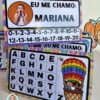 Crachá de mesa 3 com foto