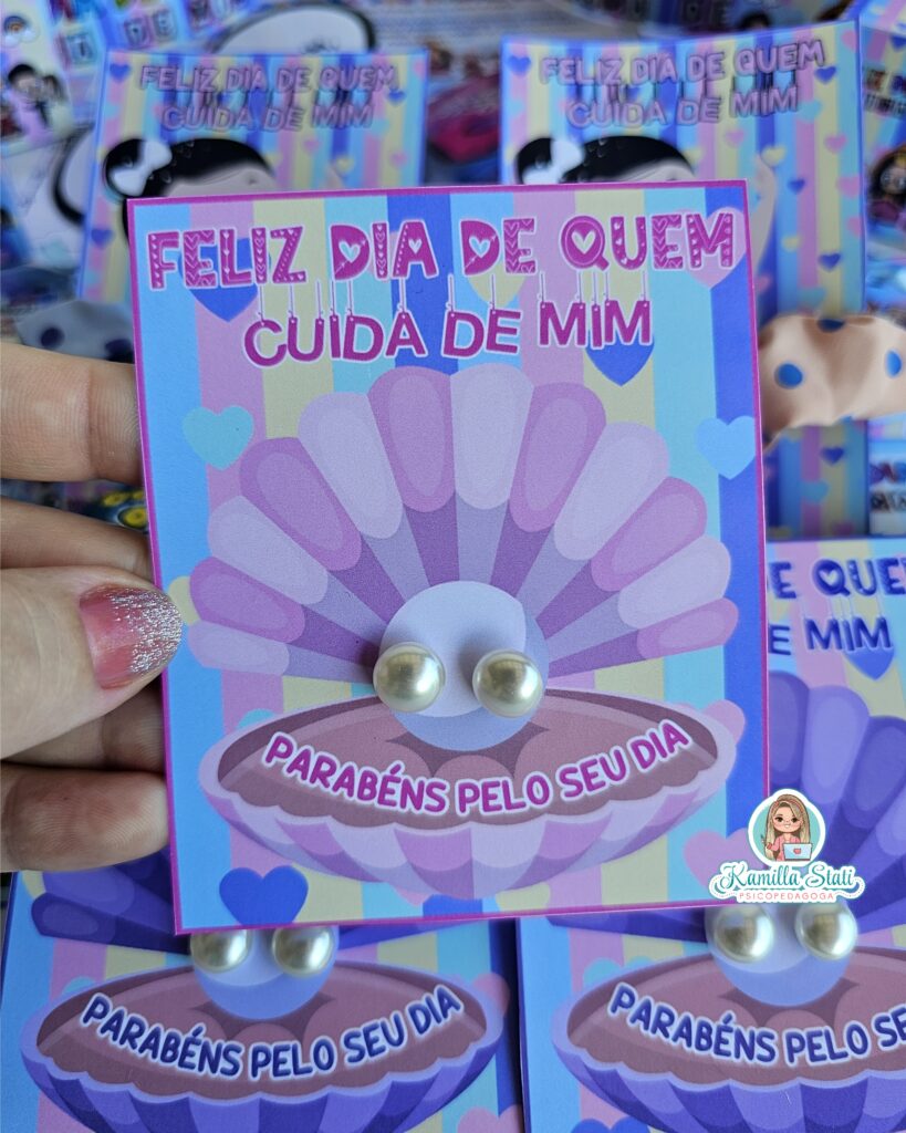 Kit Dia De Quem Cuida De Mim Psicopedagoga Kamilla Stati