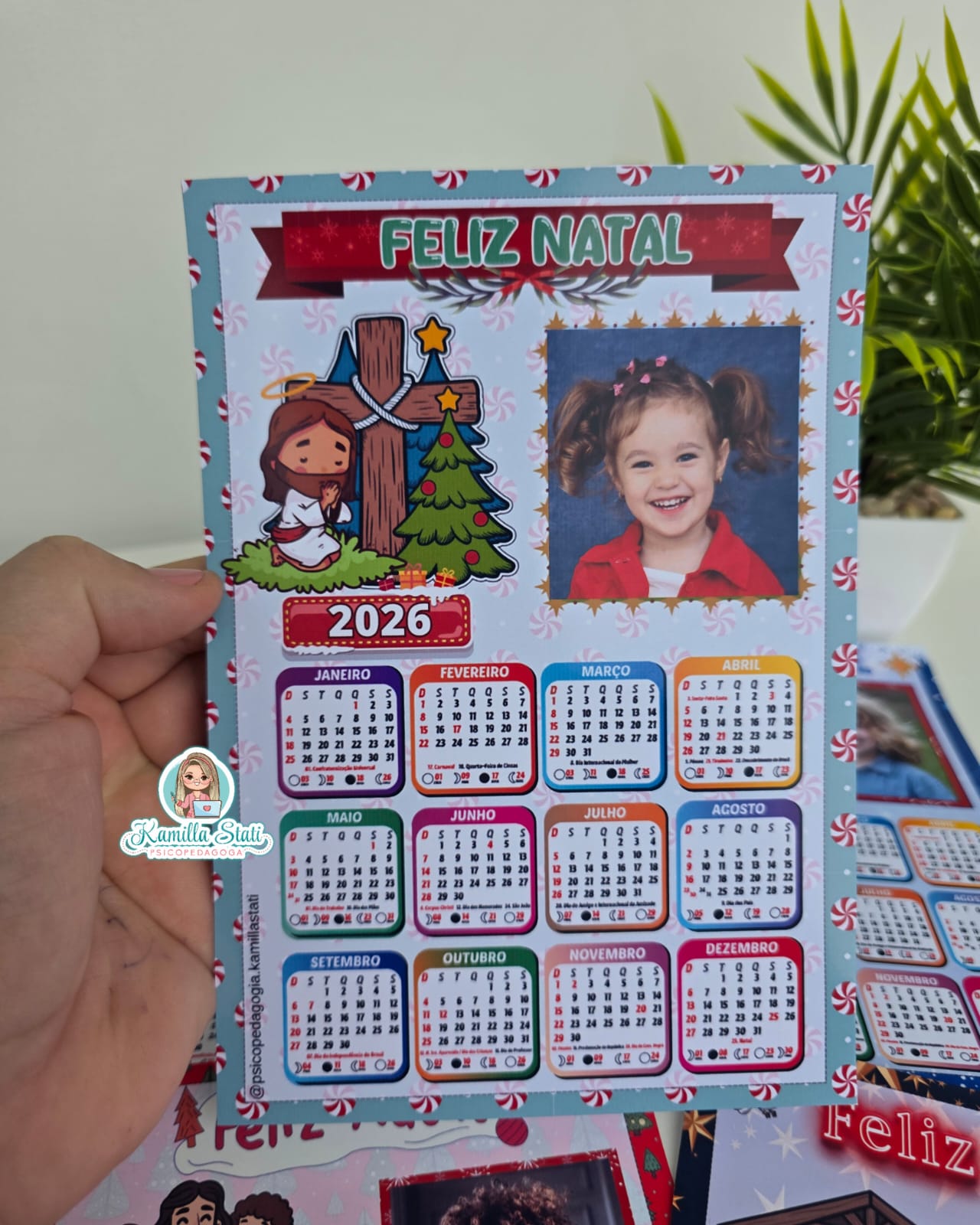 Calendário de natal com foto - Imagem 3