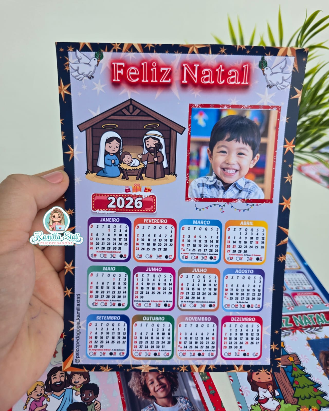 Calendário de natal com foto - Imagem 4