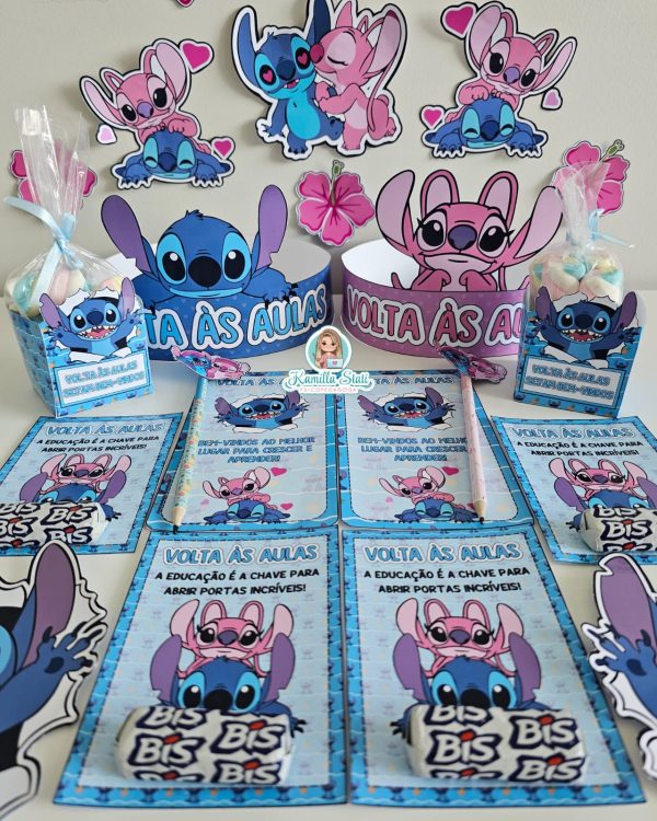 Lembrancinhas volta às aulas: Stitch