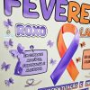 Painel fevereiro roxo e laranja - Image 3