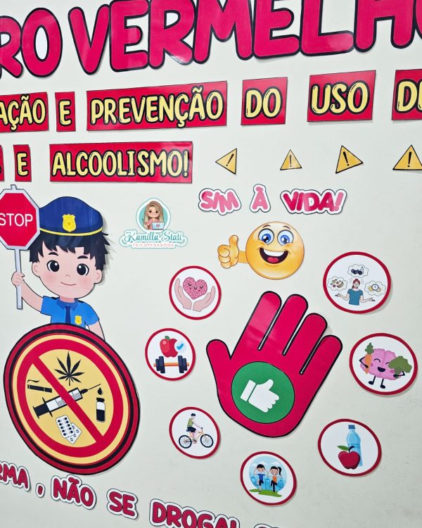 Painel fevereiro vermelho: mês prevenção do uso de drogas - Image 4