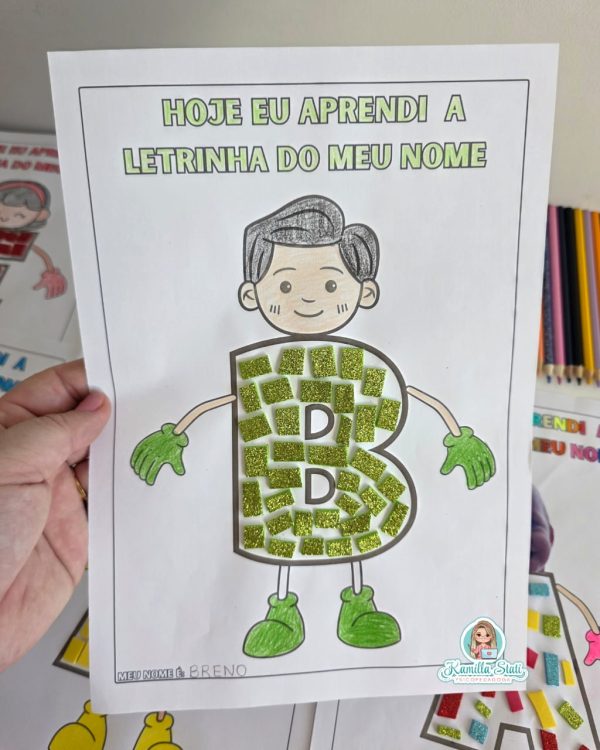 Hoje eu aprendi a letrinha do meu nome - Image 2