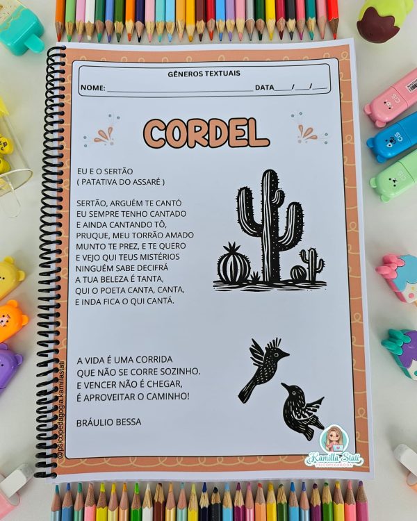 Apostila de gêneros textuais com interpretação - Image 10