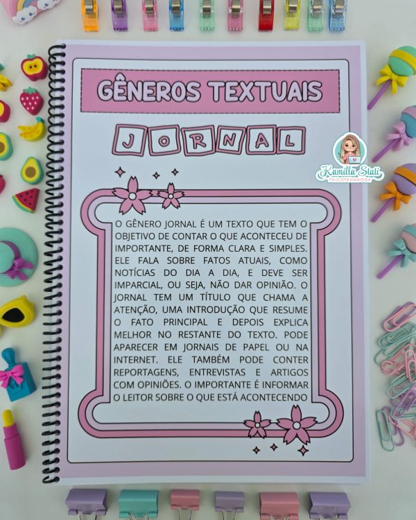 Apostila de leitura gêneros textuais - Image 2