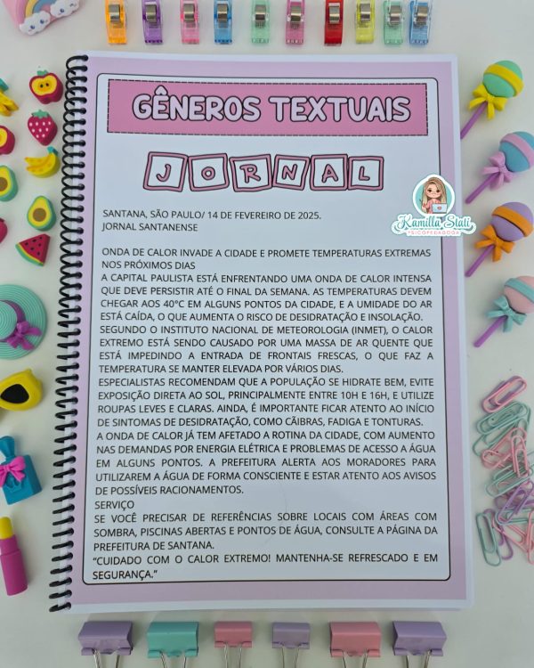 Apostila de leitura gêneros textuais - Image 3