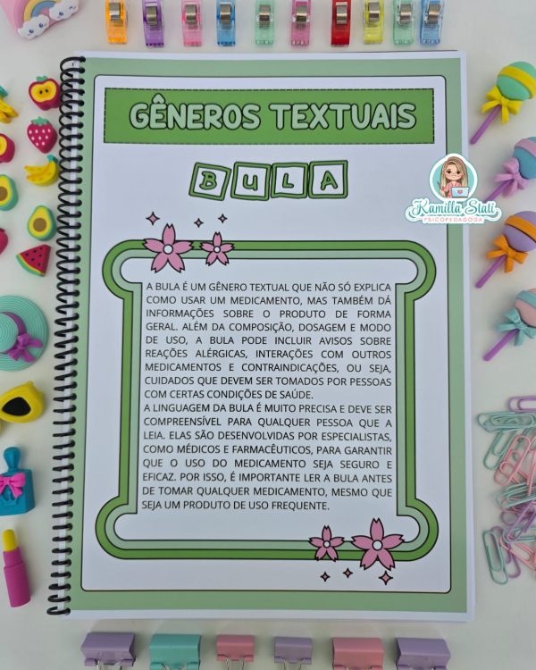 Apostila de leitura gêneros textuais - Image 8