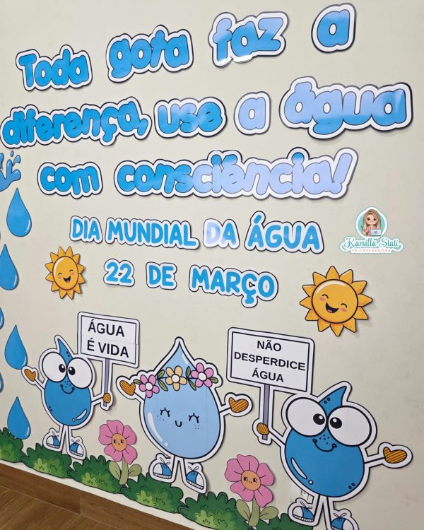 Painel dia da água + lembrancinhas - Image 5