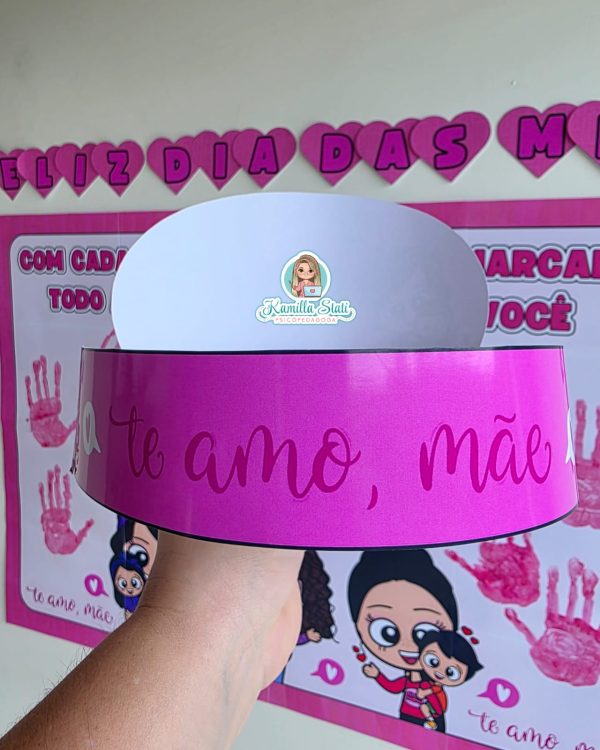 Mural das mãozinhas dia das mães - Imagem 4