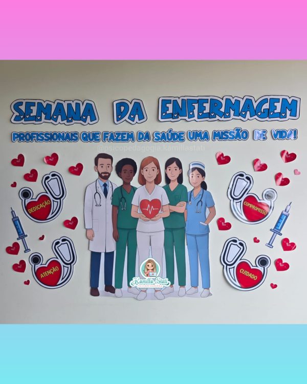 Painel semana da enfermagem