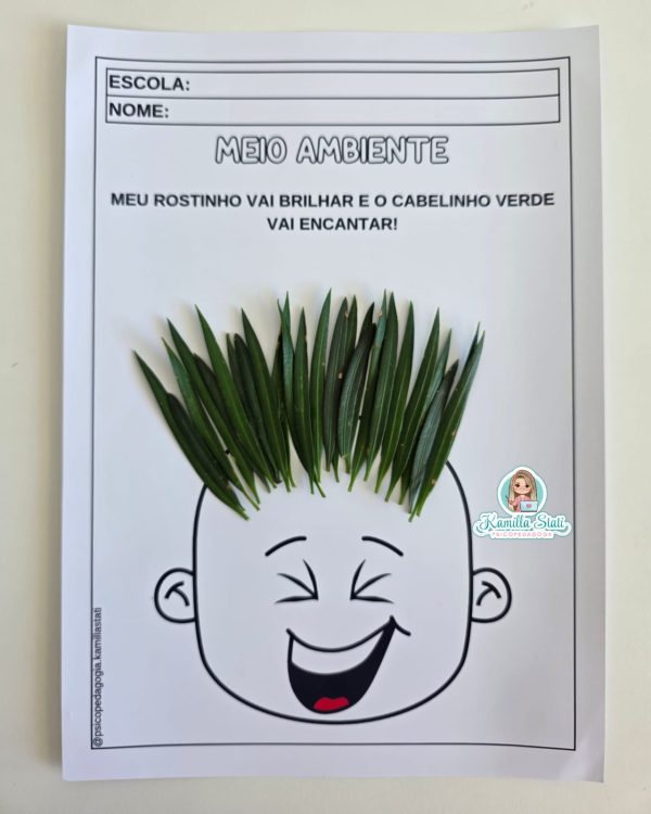 Atividade interativa: cabelinho meio ambiente - Imagem 3