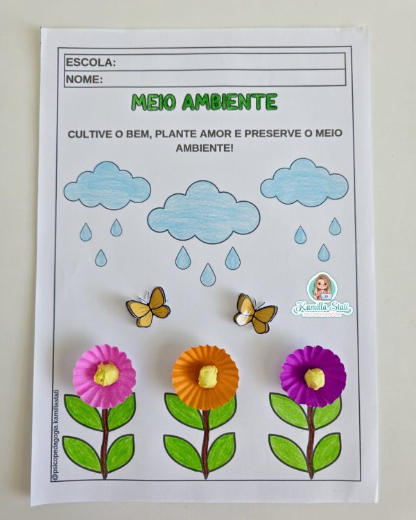 Atividades meio ambiente para pintar e enfeitar - Imagem 3