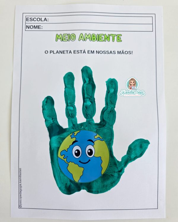 Atividades meio ambiente para pintar e enfeitar - Imagem 4