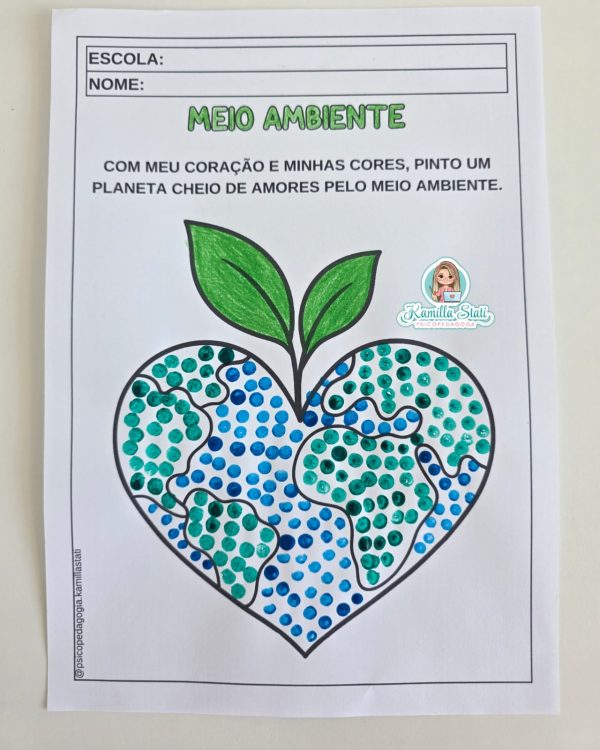 Atividades meio ambiente para pintar e enfeitar - Imagem 5