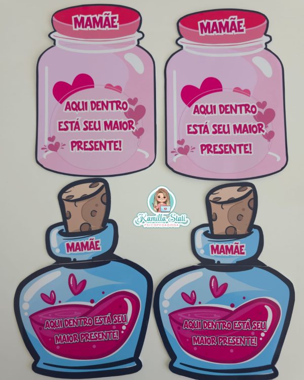 Cartão aqui dentro está seu maior presente mamãe