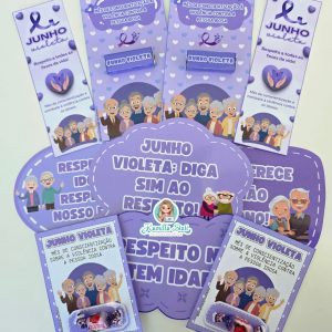 Kit junho violeta