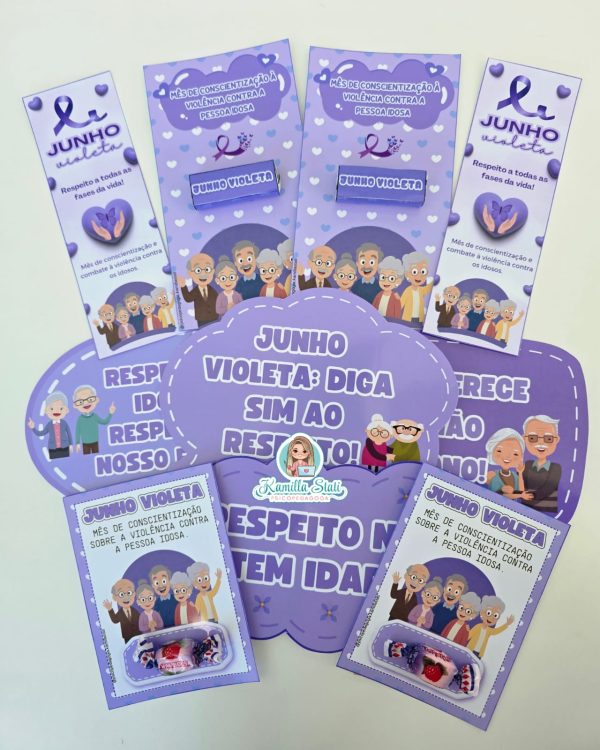 Kit junho violeta