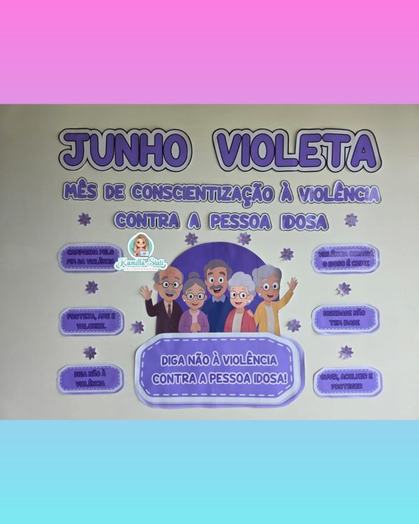 Painel junho violeta