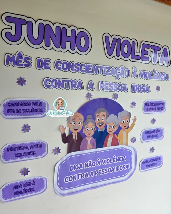 Painel junho violeta - Imagem 2