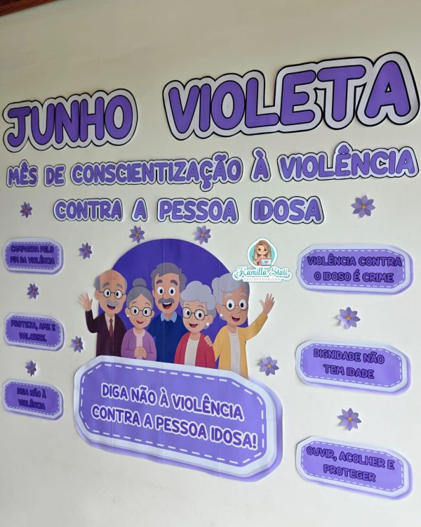 Painel junho violeta - Imagem 3