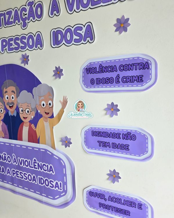 Painel junho violeta - Imagem 5