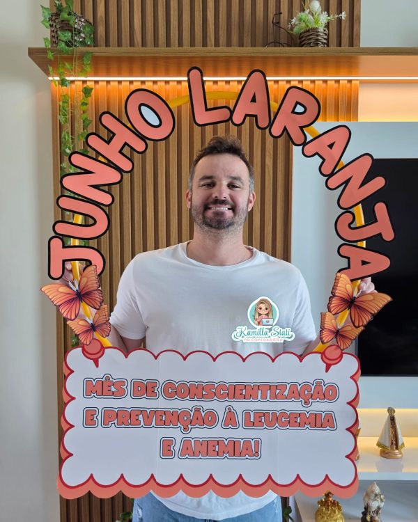 Bambolê para foto Junho Laranja