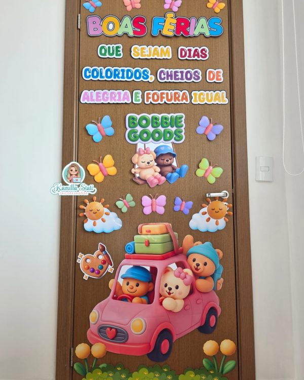 Decoração de Porta Boas Férias com Bobbie Goods - Imagem 2