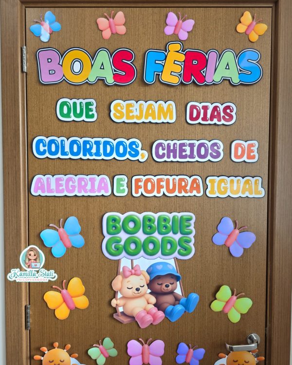 Decoração de Porta Boas Férias com Bobbie Goods - Imagem 3