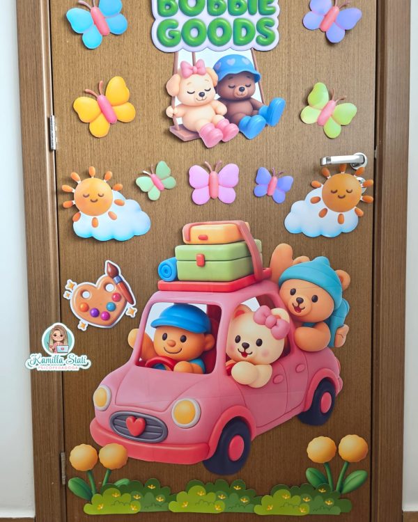 Decoração de Porta Boas Férias com Bobbie Goods - Imagem 4