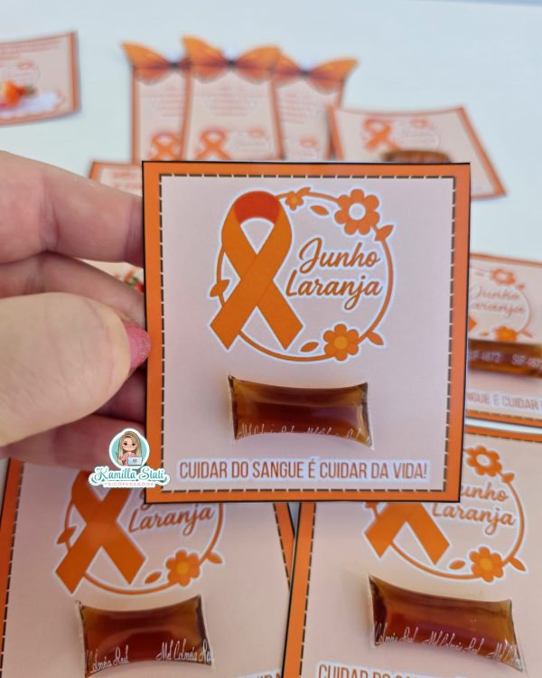 Lembrancinhas junho laranja - Imagem 3