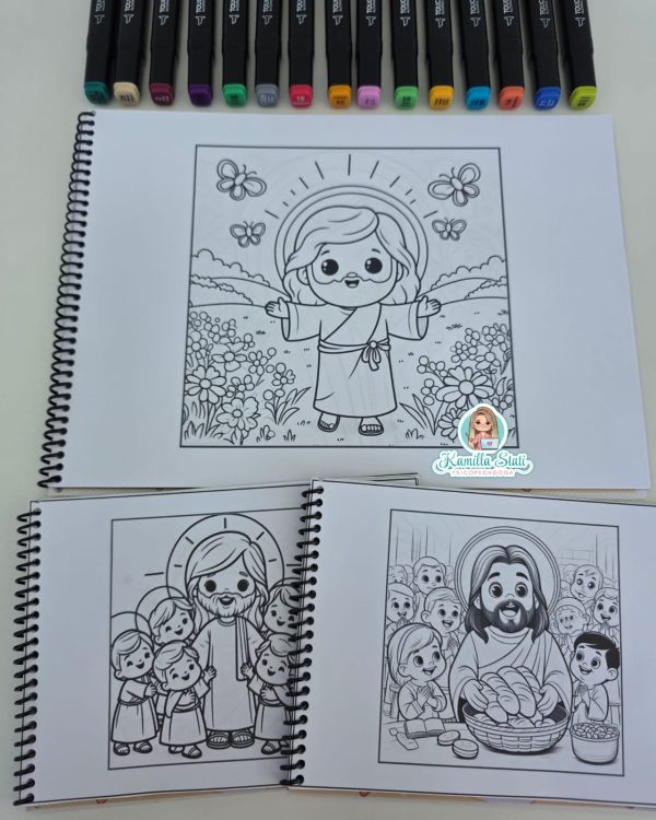 Livro para colorir pintando com Jesus - Imagem 6
