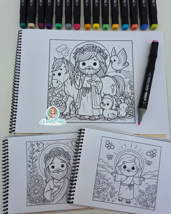 Livro para colorir pintando com Jesus - Imagem 8