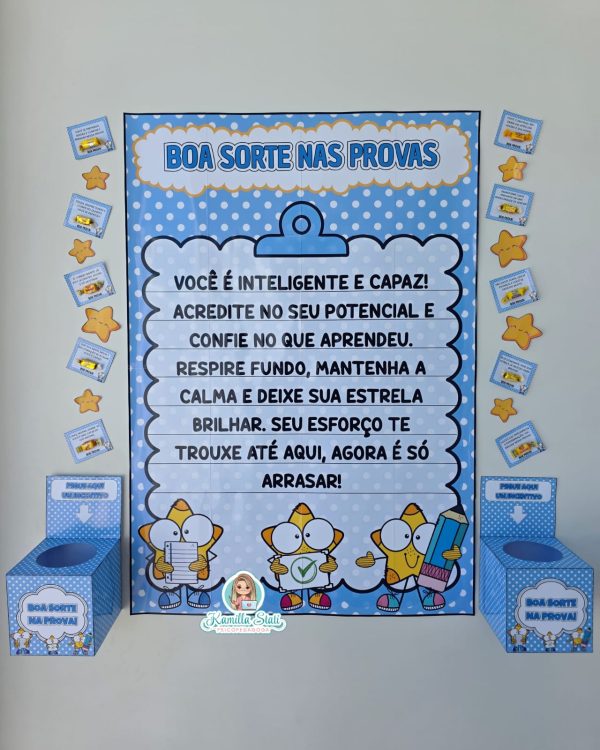 Mural + lembrancinhas boa sorte nas provas - Imagem 2