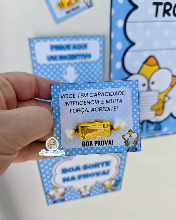 Mural + lembrancinhas boa sorte nas provas - Imagem 4