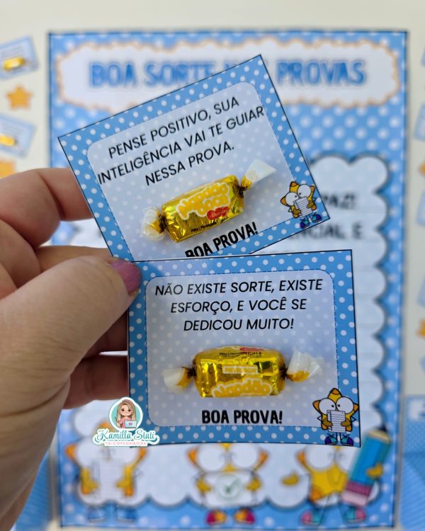Mural + lembrancinhas boa sorte nas provas - Imagem 5