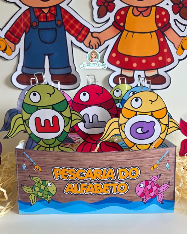 Pescaria do alfabeto