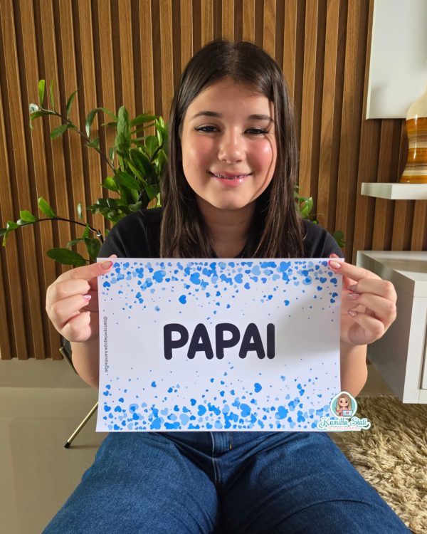 Plaquinhas para apresentação dia dos pais - Imagem 2