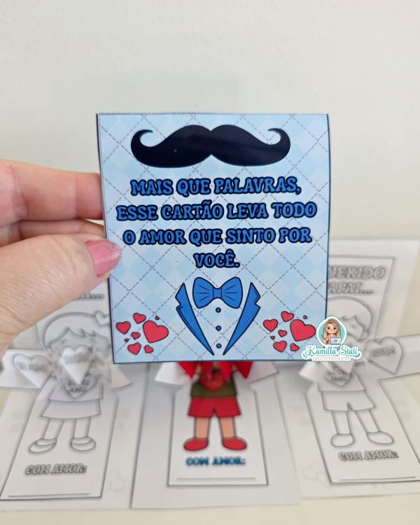Cartão abraço do papai - Imagem 6