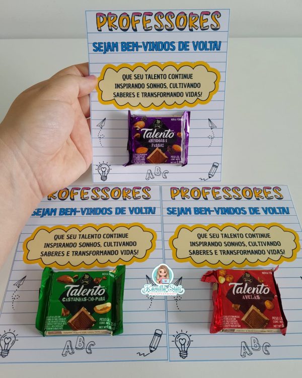 Cartão para talento professores sejam Bem-vindos - Imagem 3