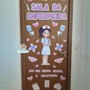 Decoração de porta Sala da Enfermeira