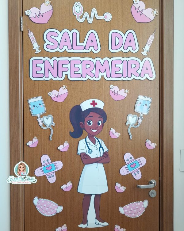 Decoração de porta Sala da Enfermeira - Imagem 5