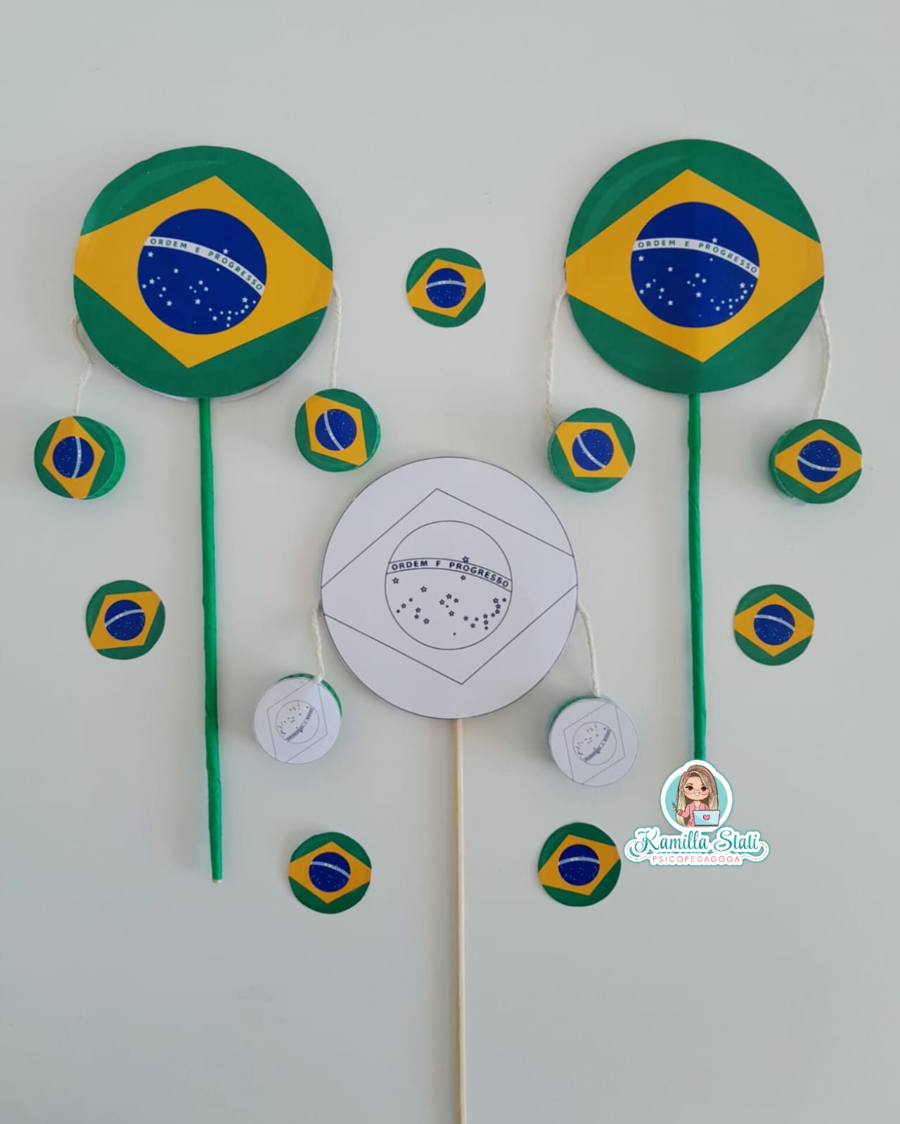 Bate bate Bandeira do Brasil