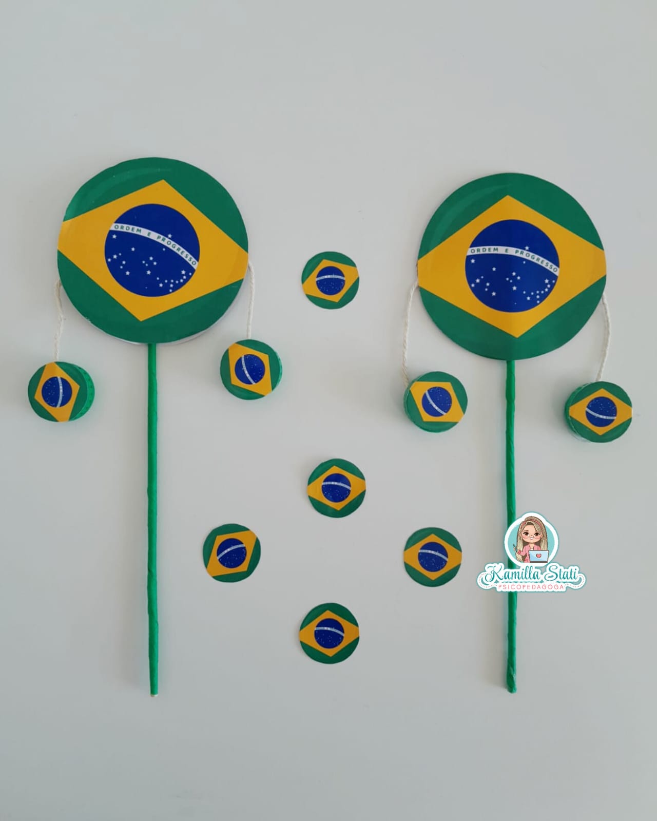 Bate bate Bandeira do Brasil - Imagem 3
